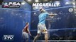 GRUELLING, 100 SHOT RALLY!  - Squash MegaRally - ElShorbagy v Momen