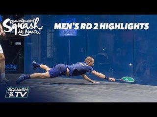 Squash: Men's Rd 2 Highlights - Squash de Nantes 2018