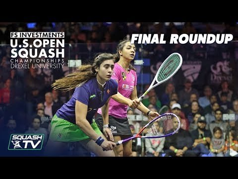 Squash: Women's Final Roundup - El Welily v El Sherbini - US Open 2018