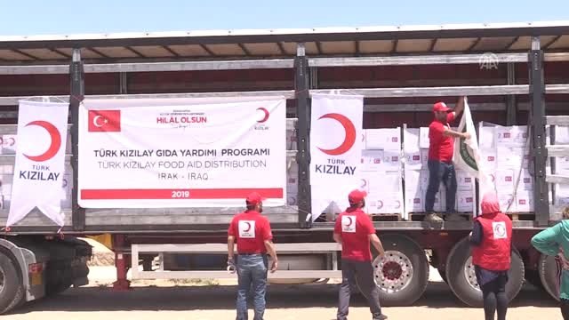 Türk Kızılaydan 3 bin Ezidi aileye gıda yardımı - DUHOK