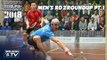Squash: Men's Rd 2 Roundup Pt. 1 - Hong Kong Open 2018