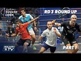 Squash: CIB Black Ball Squash Open 2018 - Rd 3 Roundup P1
