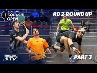 Squash: CIB Black Ball Squash Open 2018 - Rd 2 Roundup P3