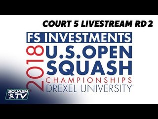 Court 5 LiveStream - US Open 2018 Rd 2 - Afternoon Session