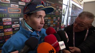Miguel Ángel López - entrevista en la salida - etapa 16 - Giro d'Italia 2019