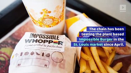 Burger King Sales Boosted 18% by Meatless 'Impossible Whopper'