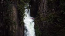 Kayaker Sends it Down Massive Waterfall