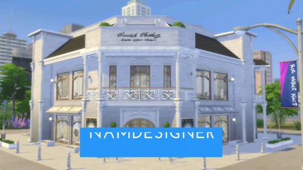 Mẫu thiết kế mô hình shop áo quần theo phong cách cỗ điển kèm nhà ở/  Classic style clothing store design template with housing