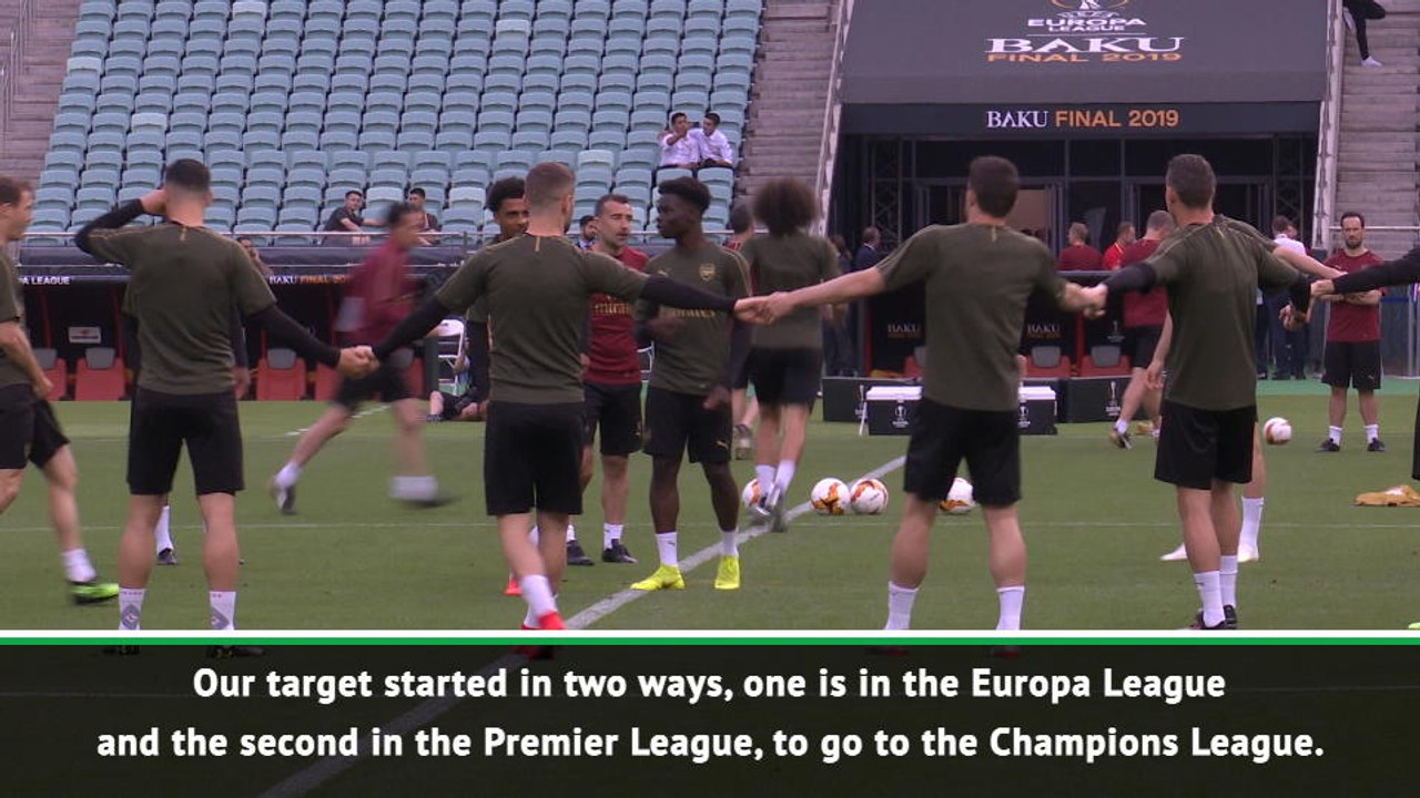 I'm hoping for a Chelsea v Arsenal Champions League Final - Emery