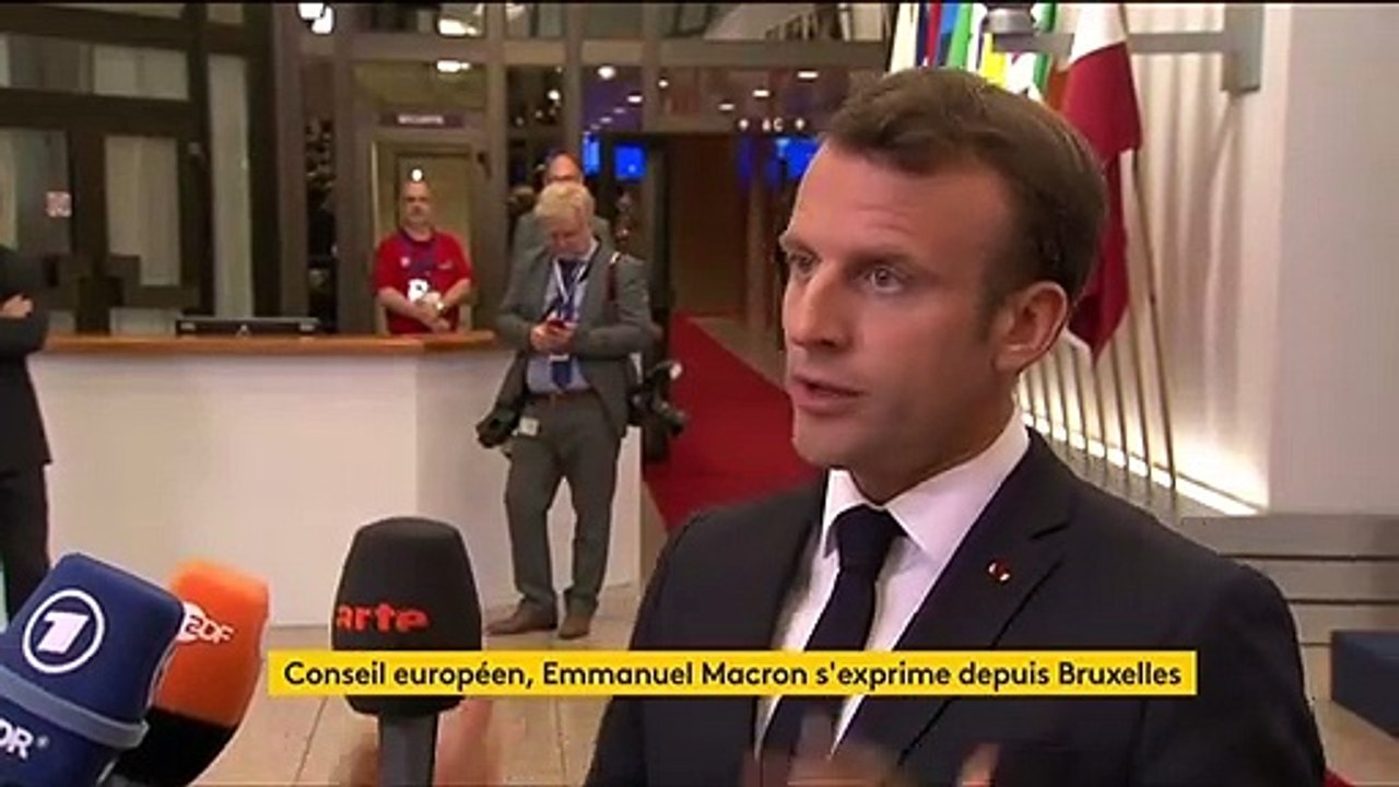 Présidence de la Commission européenne : "si les uns les autres restent sur les noms actuels, nous aurons un blocage", alerte Emmanuel Macron