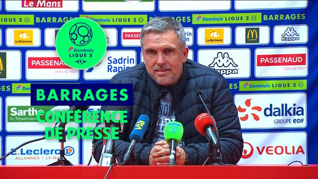 Conférence de presse Le Mans FC - Gazélec FC Ajaccio (1-2) : (LEMANS) - Hervé DELLA MAGGIORE (GFCA) - 2018/2019