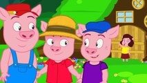 Les Trois Petits Cochons | dessin animé en français - conte pour enfants | version courte