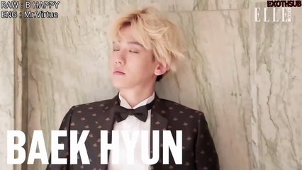 THAISUB l แบคฮยอน ELLE SPOTLIGHTS NOVEMBER