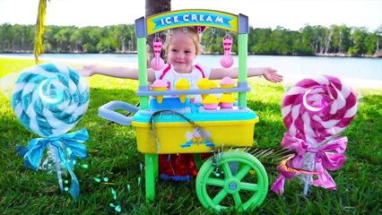 Jouer Nastya avec des jeux et des chansons favori des enfants compilateur