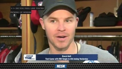 Brock Holt 'Glad' He's Not Picking Up Where He Left Off Before Injury