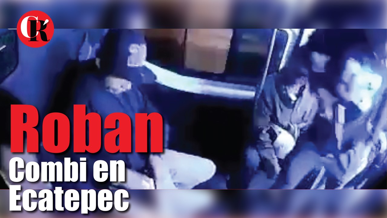 Roban combi en Ecatepec.Asalto a Combi