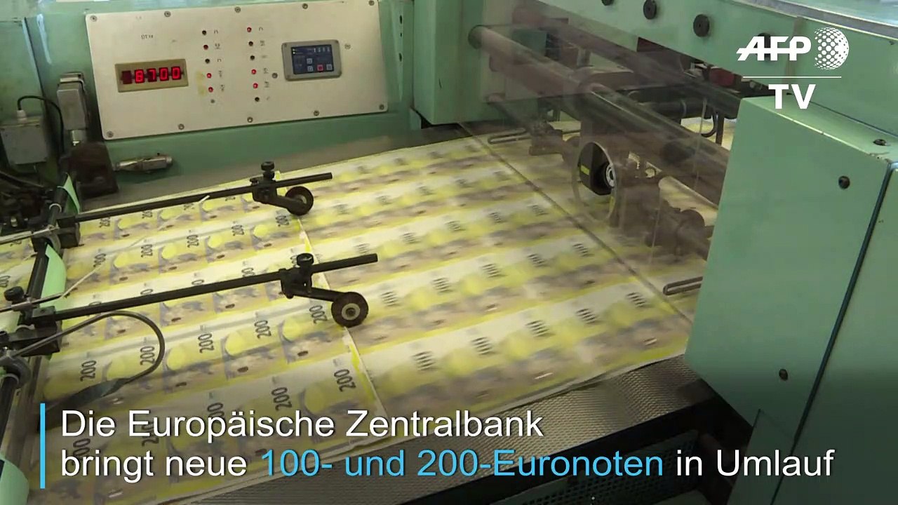 Ezb bringt neue 100- und 200-euronoten in umlauf