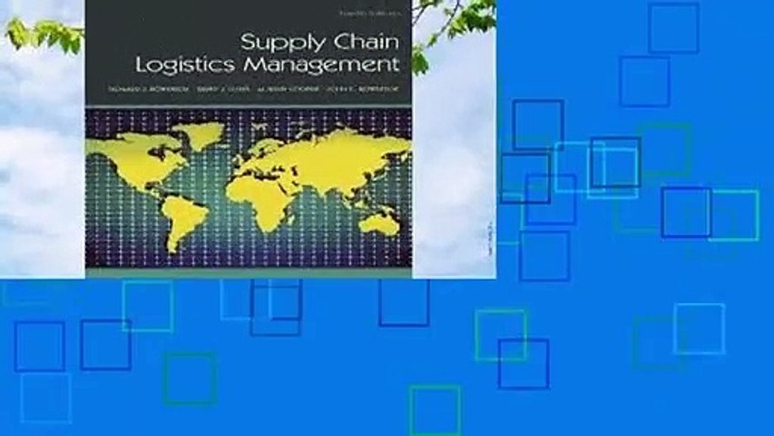 [Read] Supply Chain Logistics Management  For Trial