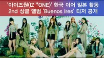 아이즈원(IZ*ONE), 한국 이어 일본 활동 신곡 ‘Buenos Aires’ 티저 공개