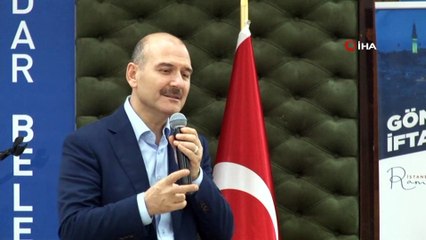 İçişleri Bakanı Soylu, sahurda vatandaşlarla buluştu