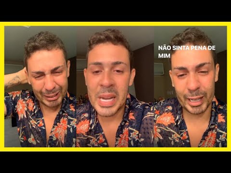 De volta, CARLINHOS MAIA chora, conta história triste, cita WHINDERSSON e pede p/ ñ terem PENA DELE