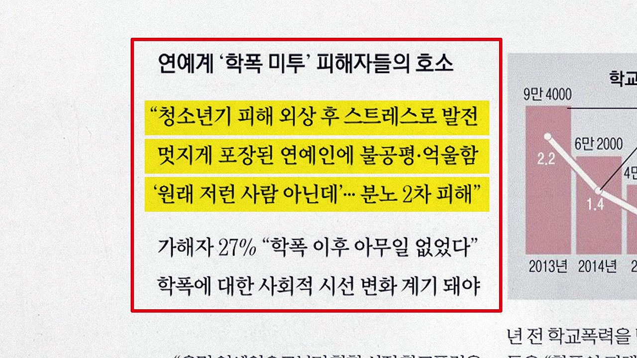 [앵커pick] 연예계, 이번엔 '학폭' 미투 논란 外 / YTN