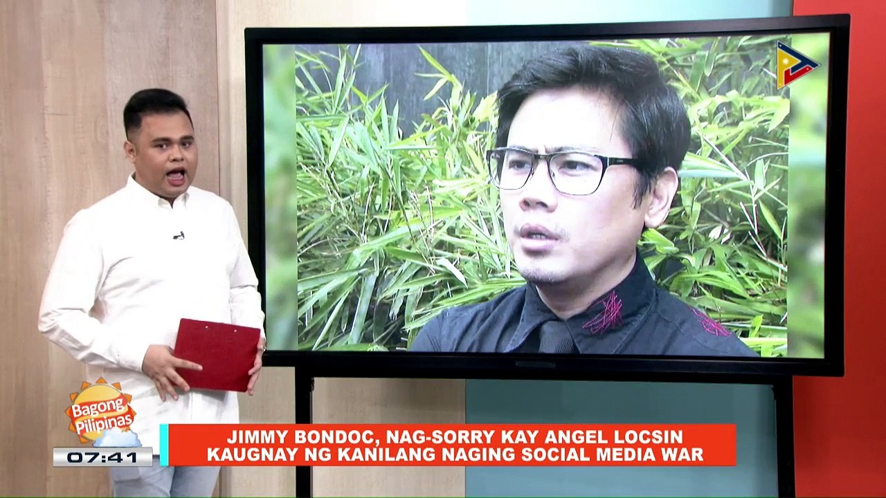 FIFIRAZZI: Jimmy Bondoc, nagsorry kay Angel Locsin kaugnay ng kanilang naging social media war