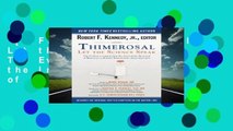 [GIFT IDEAS] Thimerosal: Let the Science Speak: The Evidence Supporting the Immediate Removal of