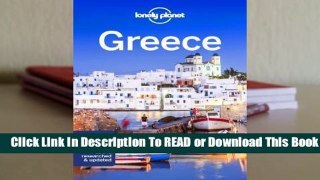 [Read] Lonely Planet Greece  For Full