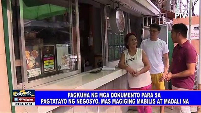 Pagkuha ng mga dokumento para sa pagtatayo ng negosyo, mas magiging mabilis at madali na