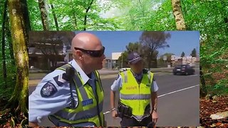 Highway Patrol   Police Stop a Push Bike