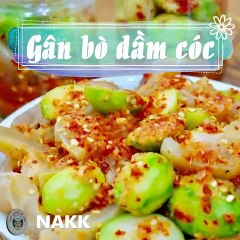 Cách làm GÂN BÒ DẦM CÓC chua cay để nhâm nhi ngày lạnh - Nấu Ăn Không Khó