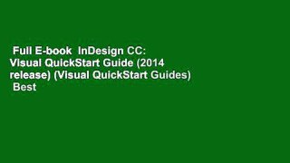 Full E-book  InDesign CC: Visual QuickStart Guide (2014 release) (Visual QuickStart Guides)  Best