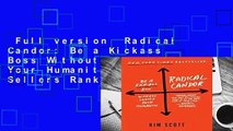 Full version  Radical Candor: Be a Kickass Boss Without Losing Your Humanity  Best Sellers Rank :