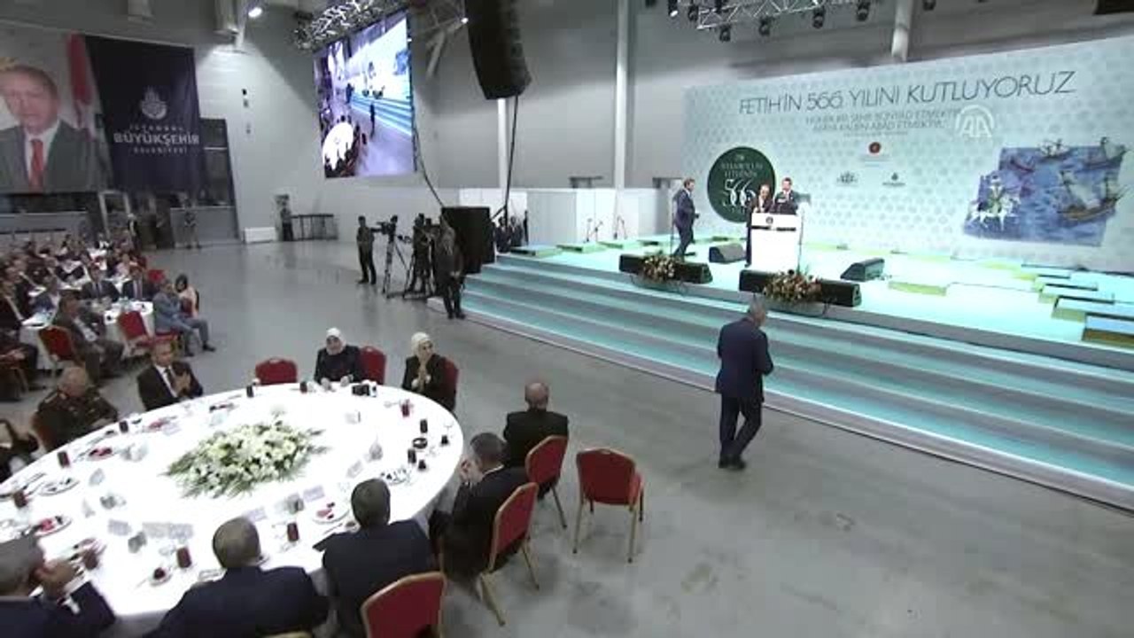 Binali Yıldırım, İstanbul'un Fethinin 566. Yılı Kutlamalarına katıldı