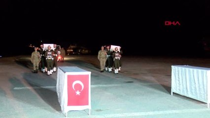 HAKKARİ 'Pençe' operasyonu şehitleri memleketlerine uğurlandı