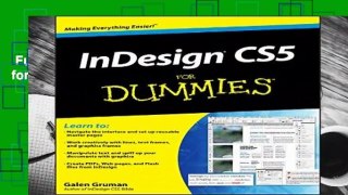 Full version  InDesign CS5 for Dummies  Review