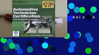 Online Automotive Technician Certification Test Preparation Manual  For Full