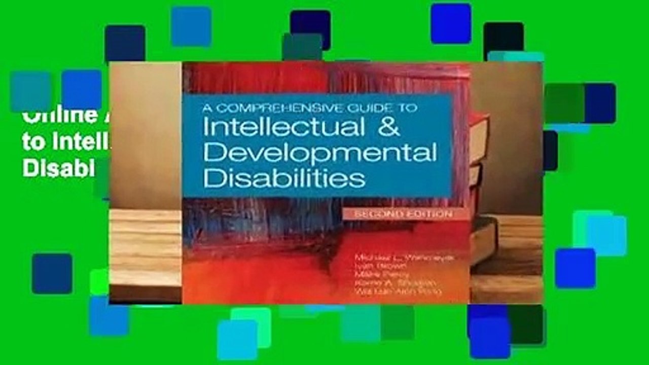 Online A Comprehensive Guide to Intellectual and Developmental Disabilities  For Free