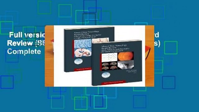 Full version Mayo Clinic Neurology Board Review (SET) (Mayo Clinic Scientific Press) Complete