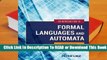 [Read] An Introduction to Formal Languages and Automata  For Full