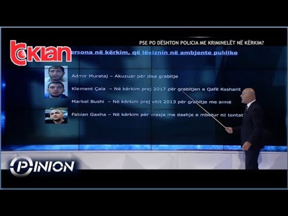Opinion - Pse po deshton policia me kriminelet ne kerkim? (06 maj 2019)