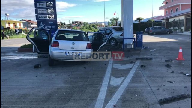 Aksident i rëndë me dy të plagosur në aksin Lezhë-Shkodër, makinat përfundojnë në karburant