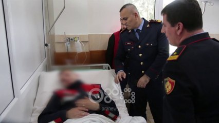 RTV Ora - Përplasja tek Unaza e Re, Veliu viziton 4 policët e plagosur