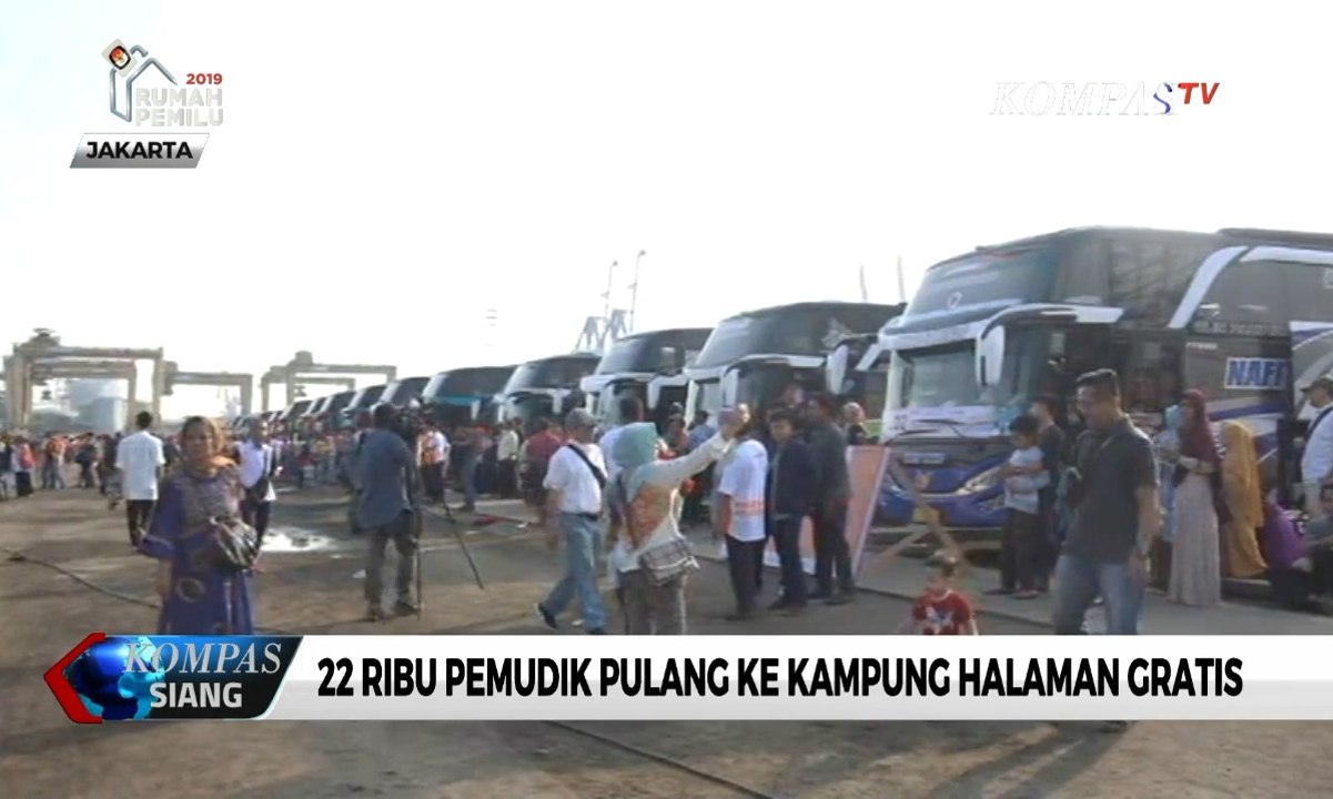 22 Ribu Pemudik Pulang ke Kampung Halaman Gratis