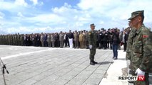 Report TV -  Momenti prekës! Nëntetare Hasanaj...! Ushtarakja shqiptare nuk i përgjigjet apelit