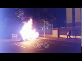 RTV Ora - Digjen kazanët e mbeturinave në rrugët e Tiranës