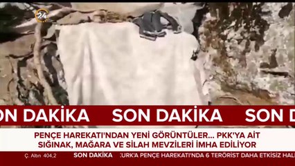 Pençe harekatında yeni görüntüler