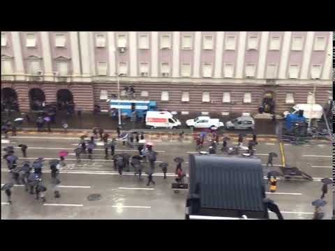 Report TV -Pamjet nga lart e protestës së Opozitës