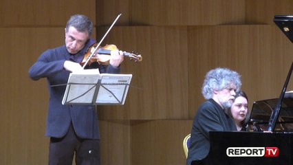 Report TV - Violinisti Tedi Papavrami feston datëlindjen me 3 sonatat e Beethoven në Tiranë